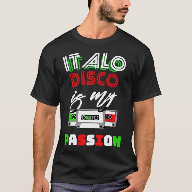 Camiseta Italo Disco Passion (Anverso)