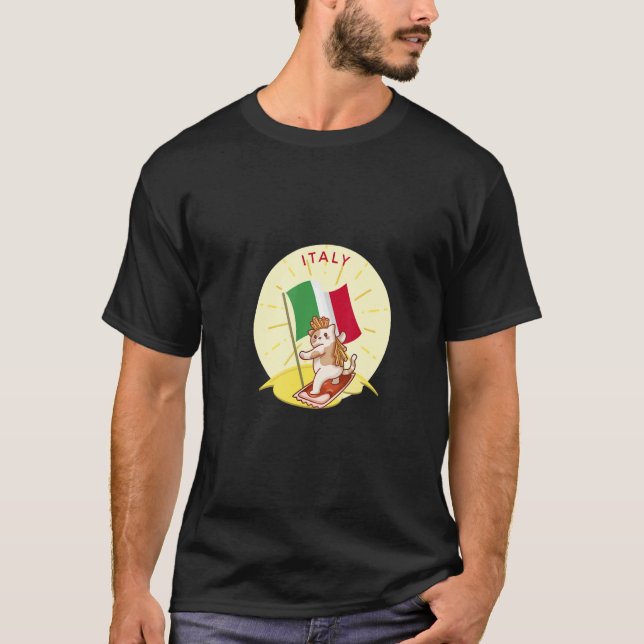 Camiseta Italy Cat Fries (Anverso)