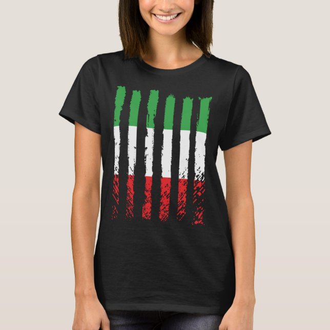 Camiseta Italy flag love proud Italian people BACKPRINT (Anverso)