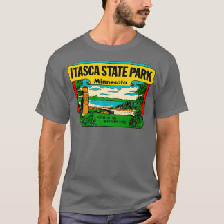 Camiseta Itasca State Park Minnesota Vintage Travel