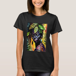 Camiseta "Itáyara" Pintado Fern - Mujeres En La Amazonía