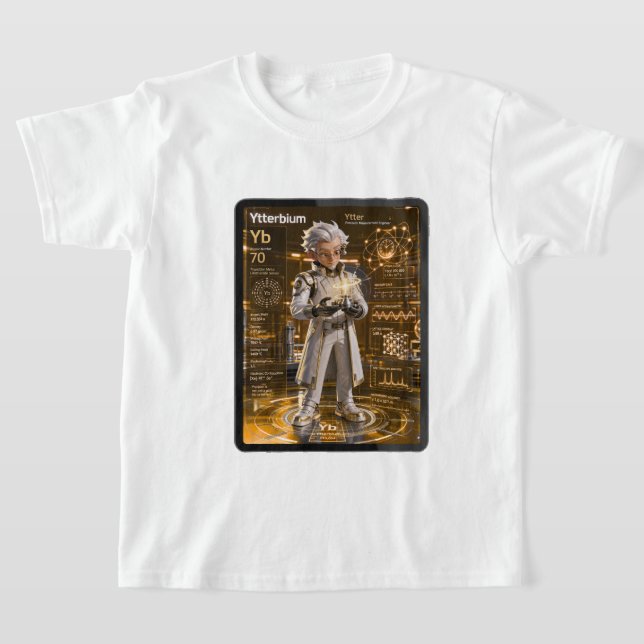 Camiseta  Iterbio (Yb) – Colección ATOMIVRA™ (Distribución)