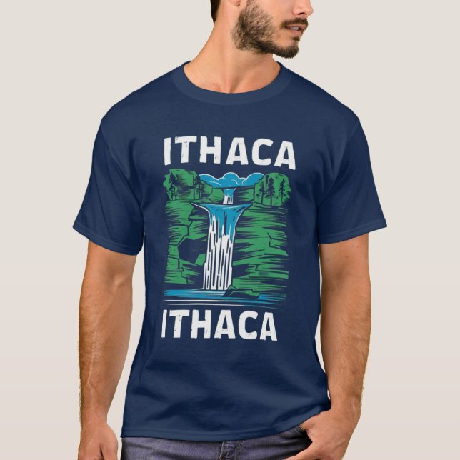Camiseta Ithaca is Gorges  (Anverso)
