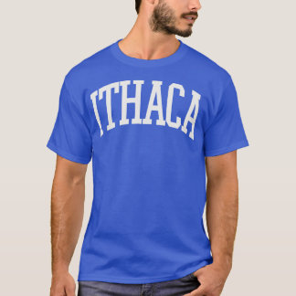 Camiseta Ithaca Nueva York Tipo Universitario Ithaca