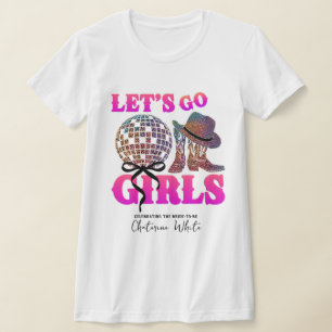 Camiseta Itinerario de fin de semana del rodeo de despedida