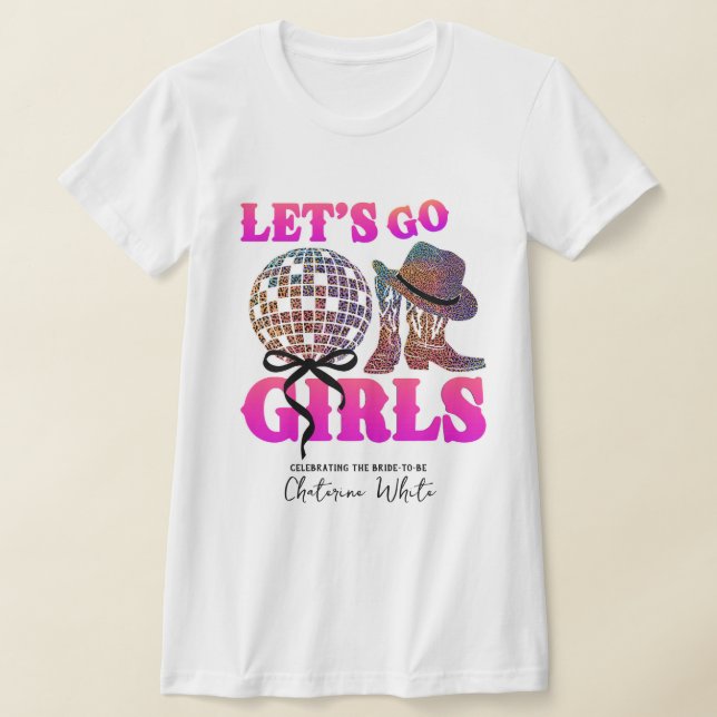 Camiseta Itinerario de fin de semana del Rodeo de despedida (Distribución)