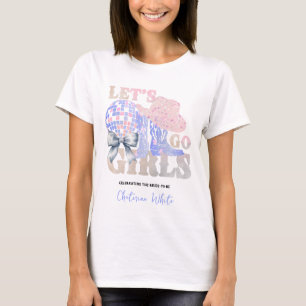 Camiseta Itinerario de fin de semana del rodeo de soltera e