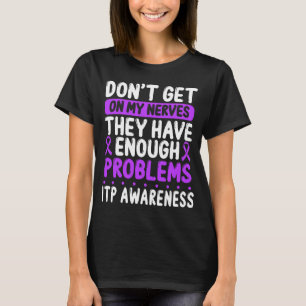 Camiseta ITP Ribbon Morple ITP Survivor ITP Awareness Day