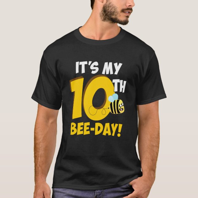 Camiseta It's 10th Bee Day Honey Beekeeper Apiary Beekeepin (Anverso)
