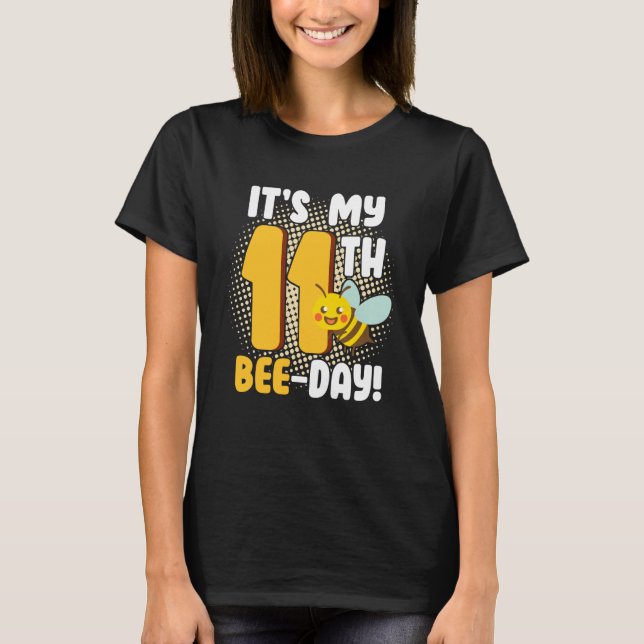 Camiseta It's 11th Bee Day Honey Beekeeper Apiary Beekeepin (Anverso)