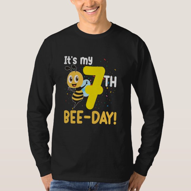 Camiseta It's 7th Bee Day Honey Beekeeper Apiary Beekeeping (Anverso)