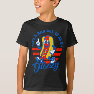 Camiseta Its A Bad Day To Be A Glizzy Funny 4th Of July Hot