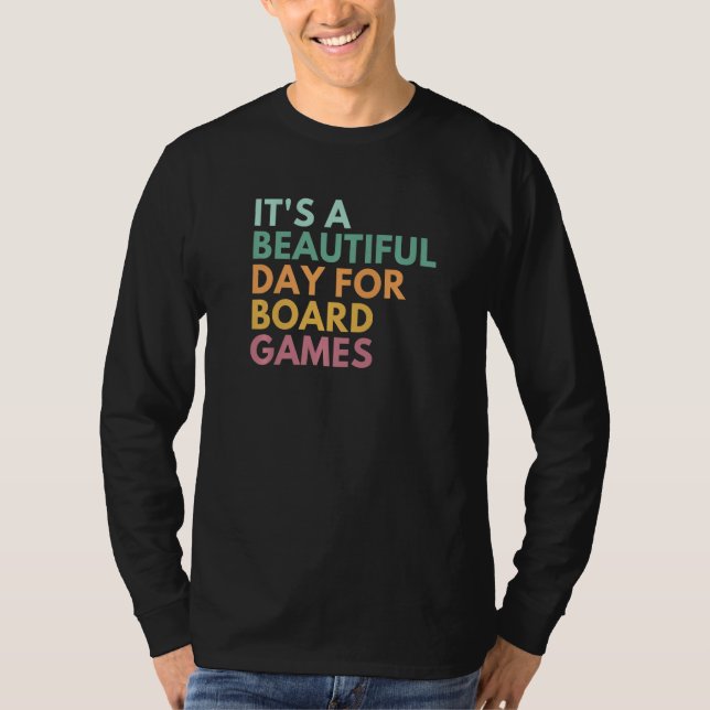 Camiseta It's A Beautiful Day For Board Games Premium_3 (Anverso)