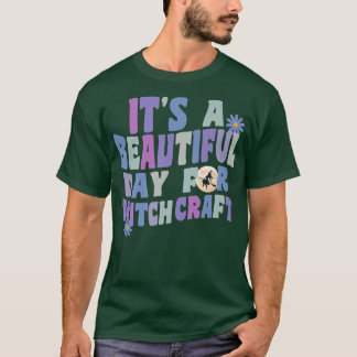 Camiseta It's A Beautiful Day For Witchcraft Retro Witch Ac