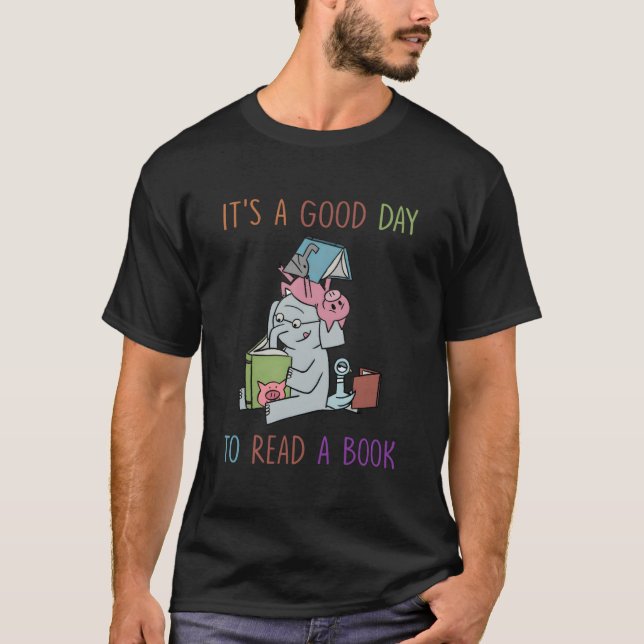 Camiseta It'S A Day To Read Bookworm Librarian Book (Anverso)