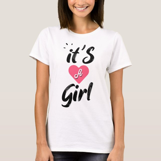 Camiseta It's a girl (Anverso)