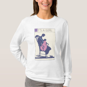 Camiseta <It's a Girl> por el minero de Steve