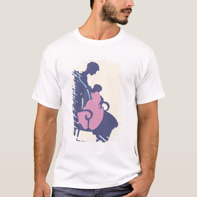Camiseta <It's a Girl> por el minero de Steve (Anverso)