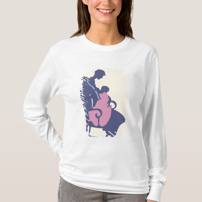 Camiseta <It's a Girl> por el minero de Steve (Anverso)