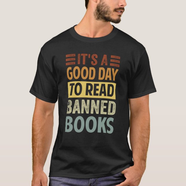 Camiseta It's A Good Day To Read Banned Books   Irony Sayin (Anverso)
