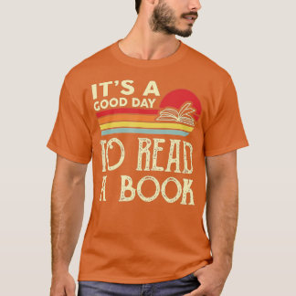 Camiseta It's a good day to read book 
