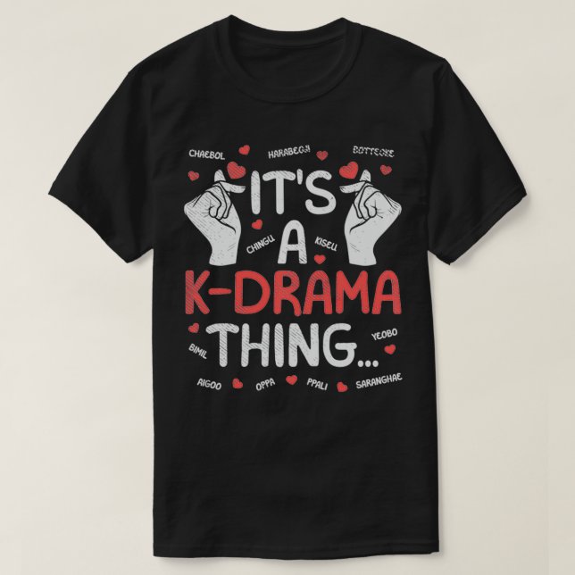 Camiseta It's A KDrama Thing Pullover  (Diseño del anverso)