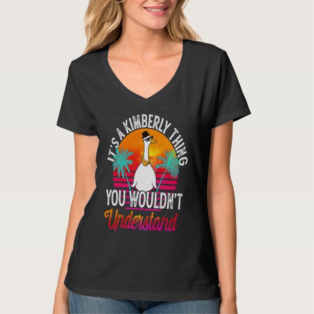 Camiseta It's A Kimberly Thing You Wouldn't Understand  Kim (Anverso)