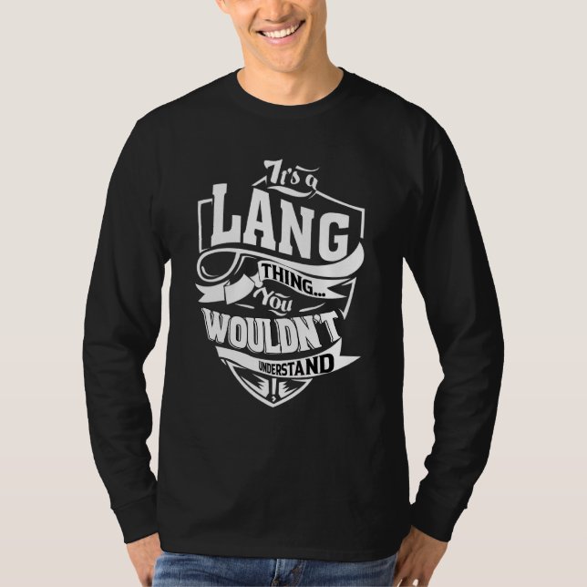 Camiseta It's A Lang Thing   (Anverso)
