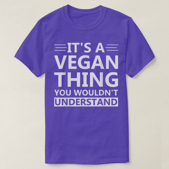 Camiseta It's a Vegan Thing  (Diseño del anverso)