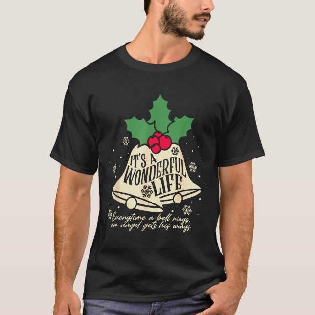 Camiseta It's A Wonderful Life Every Time A Bell Rings Chri (Anverso)