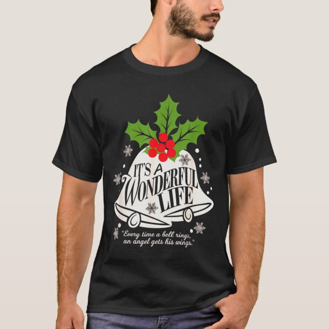 Camiseta It's A Wonderful Life Everytime A Bell Rings Chris (Anverso)