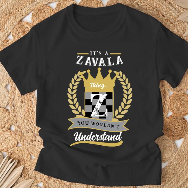 Camiseta "It's A Zavala Thing" T-Shirt, Personalized Family (Subido por el creador)