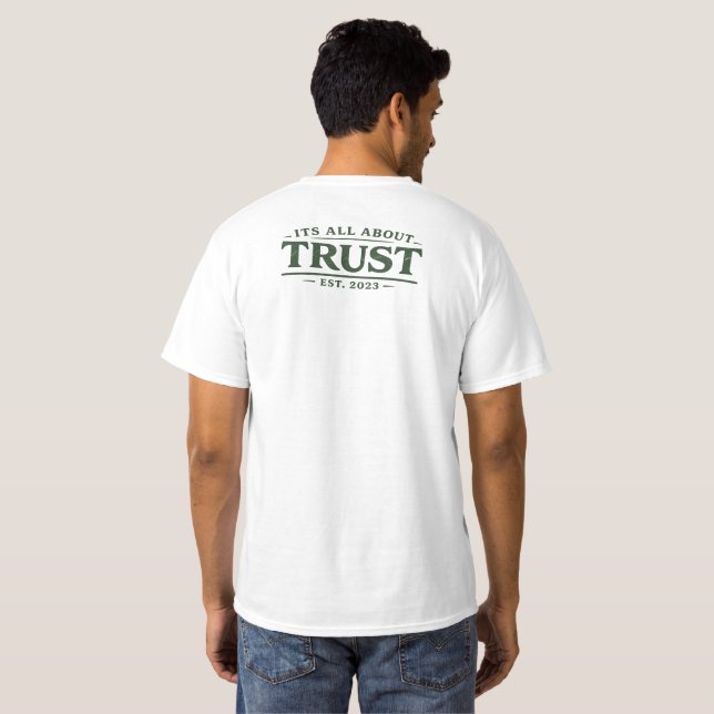 Camiseta Its All About Trust (Reverso completo)
