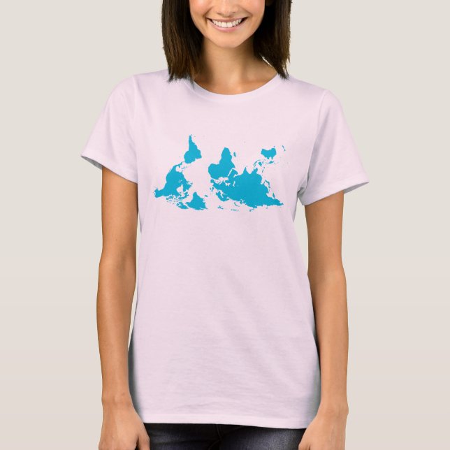 Camiseta It's All Relative world map tee shirt (Anverso)
