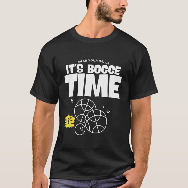 Camiseta It's bocce time (Anverso)
