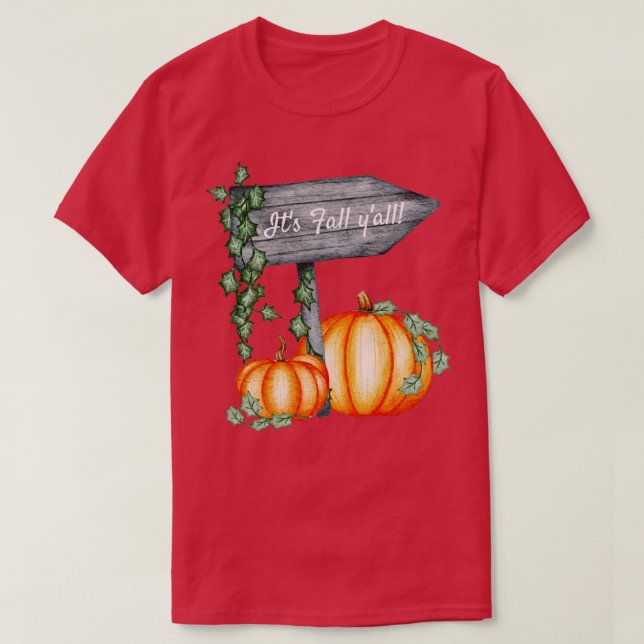 Camiseta Its Fall Yall2 (Diseño del anverso)