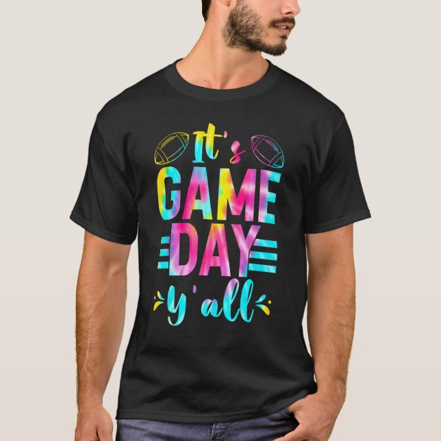 Camiseta It's Game Day Y'all  Football Game Day Football (Anverso)