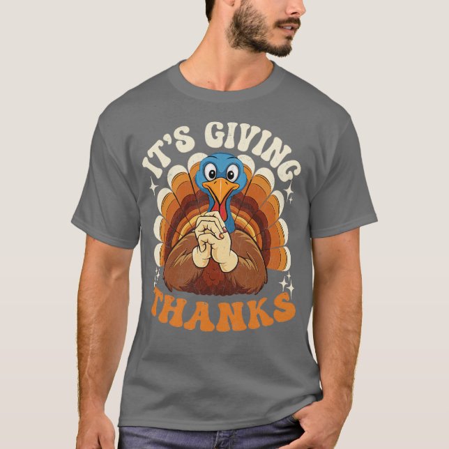 Camiseta Its Giving Thanks Turkey by el mehdi (Anverso)
