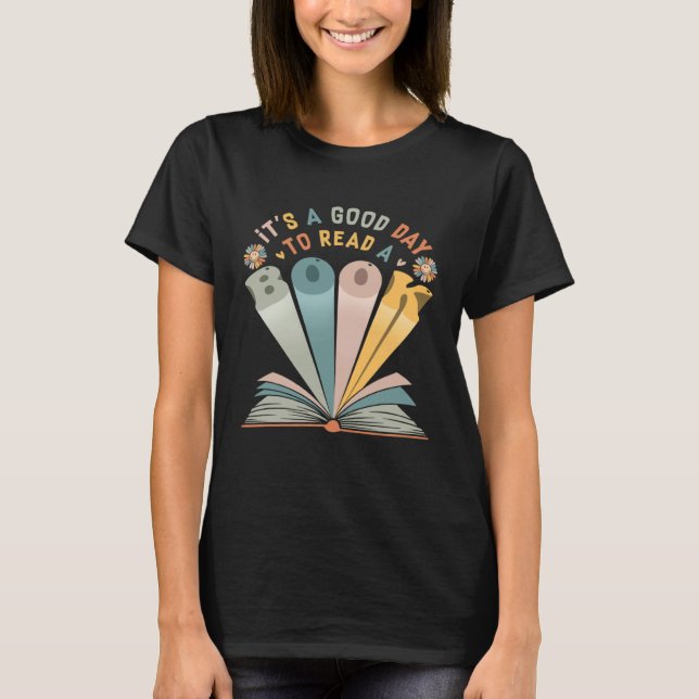 Camiseta It's Good Day To Read Book  Library Reading   1 (Anverso)