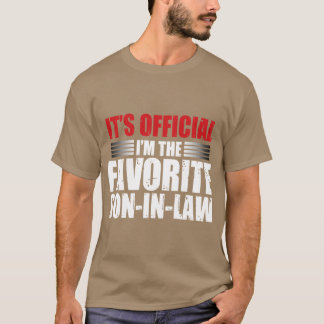 Camiseta Its im the favorite soninLaw retro