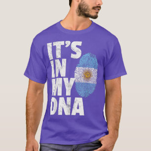 Camiseta It's In My Dna Argentina Flag T Gift Men Women Ki