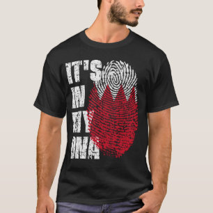 Camiseta IT'S IN MY DNA Bahrain Flag Boy Girl Gift