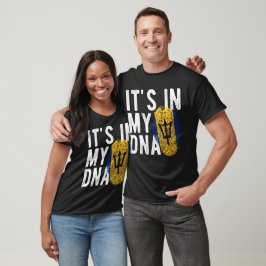 Camiseta It's in my DNA Barbados Flag Fingerprints