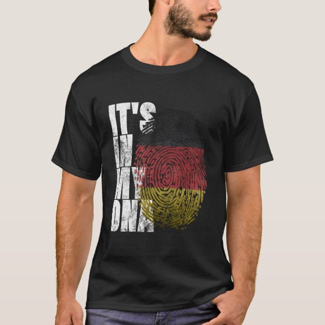 Camiseta It'S In My Dna Ger Oktoberfest Gery Flag (Anverso)