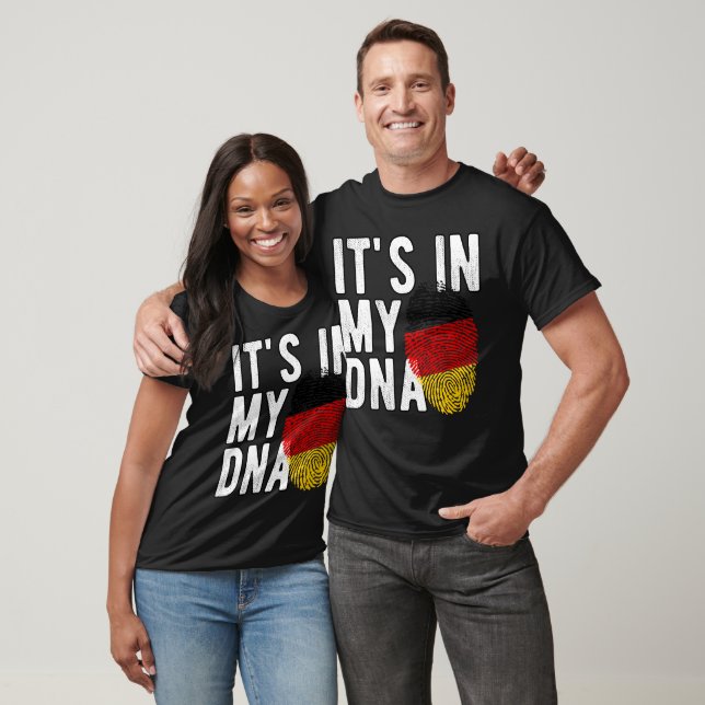 Camiseta It's in my DNA Germany Flag Fingerprints (Unisexo)