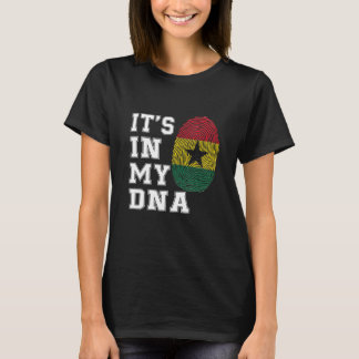 Camiseta It's In My DNA Ghana Proud  Ghana Flag