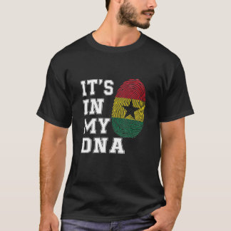 Camiseta It's In My DNA Ghana Proud  Ghana Flag