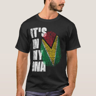 Camiseta IT'S IN MY DNA Guyana Flag