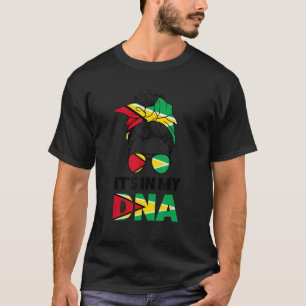 Camiseta It's In My Dna Guyana Guyanese Flag