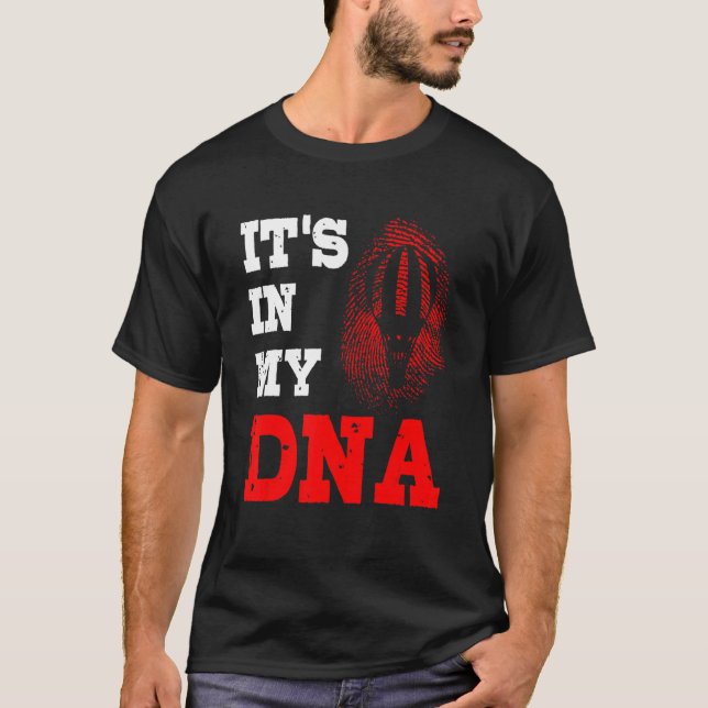 Camiseta It's in my dna hot air balloon pilot (Anverso)
